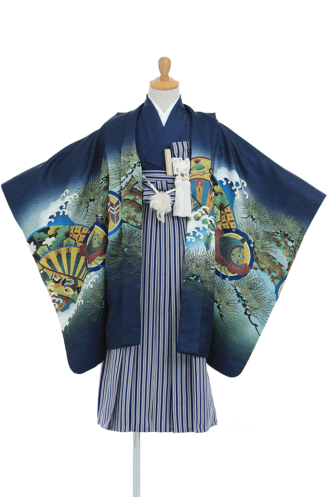 紺かぶと松波扇