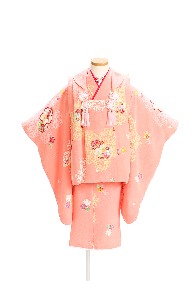 ピンク花柄