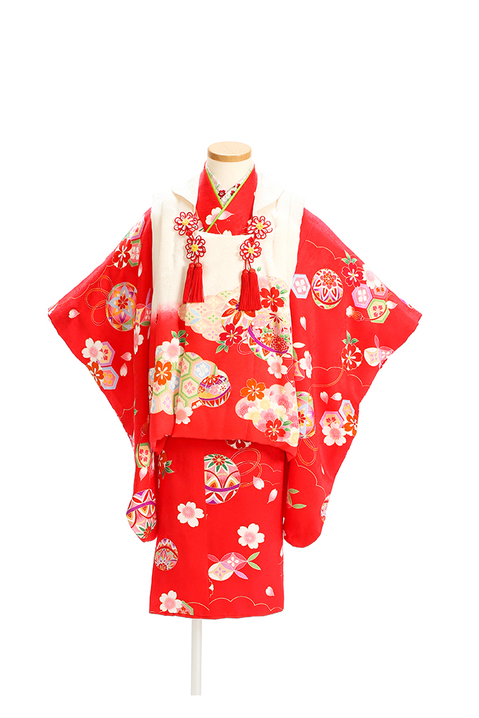 白ぼかし赤