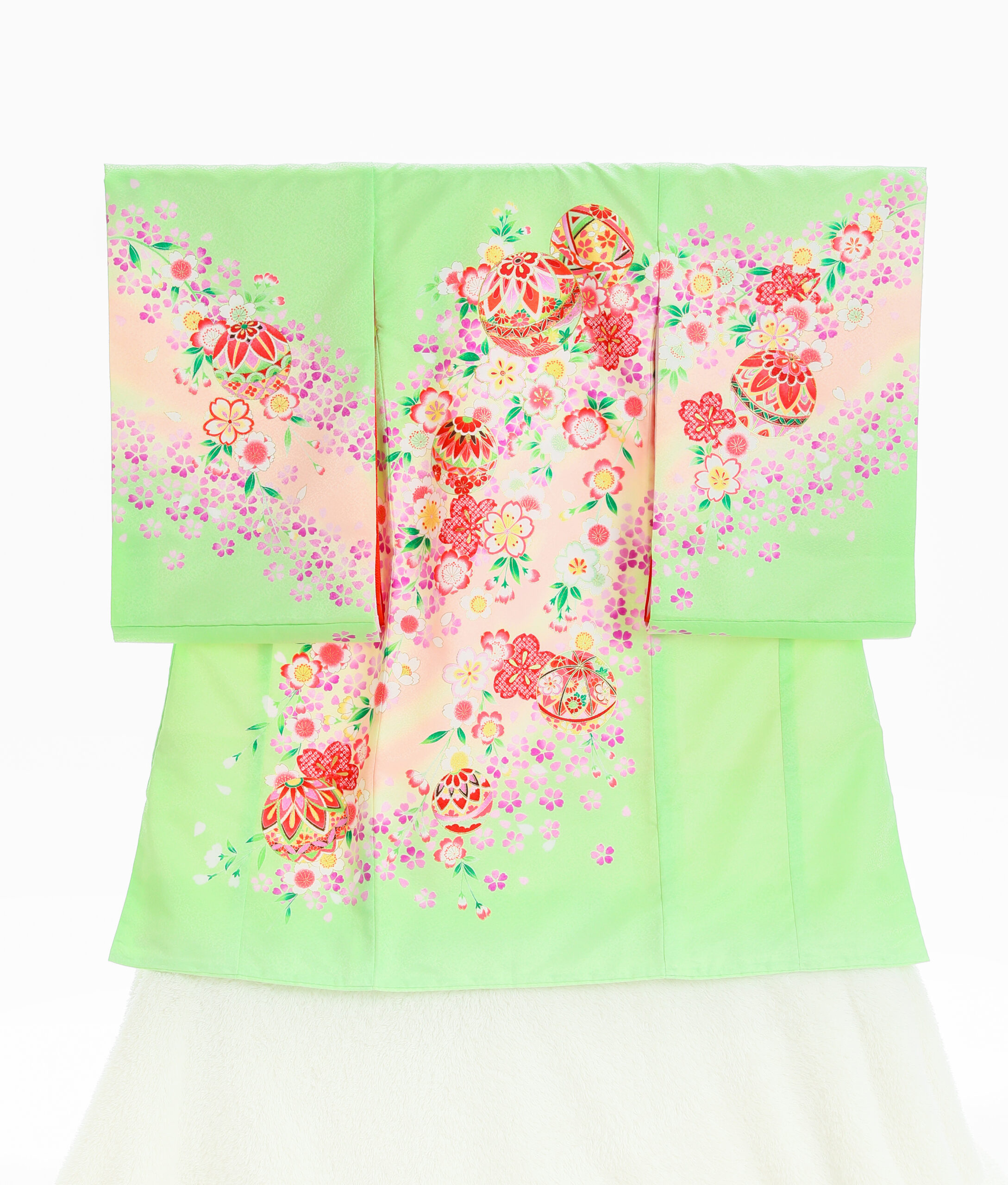 淡みどり 紫さくら