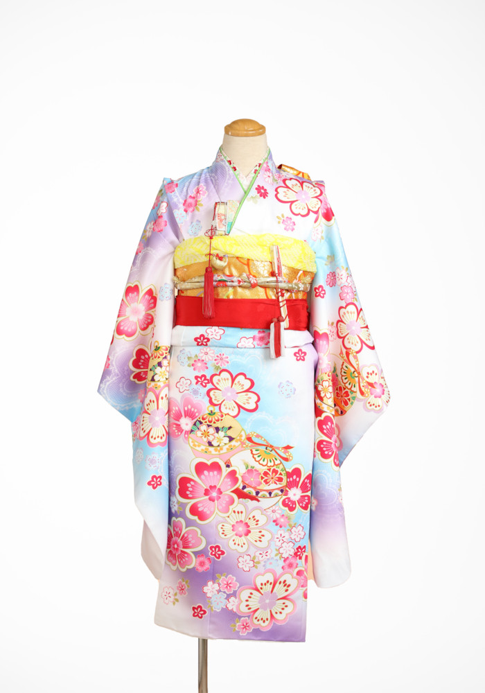 白ぼかしブルー桜