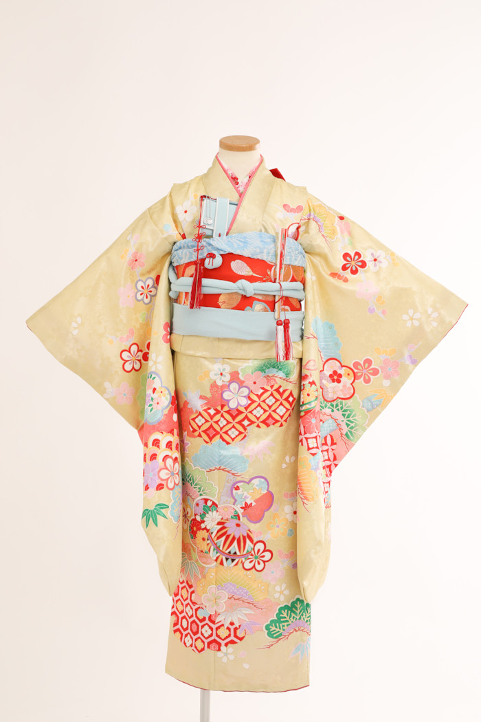 ゴールド松竹青海波